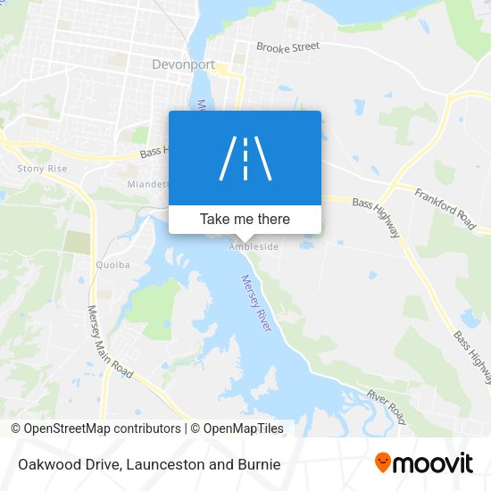 Oakwood Drive map