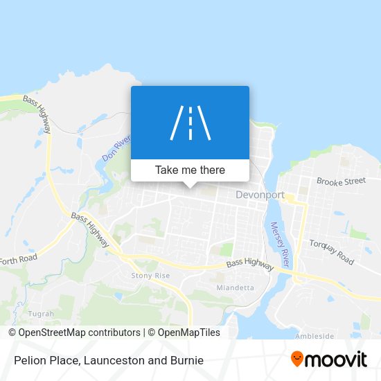 Pelion Place map