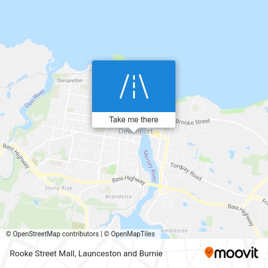 Rooke Street Mall map