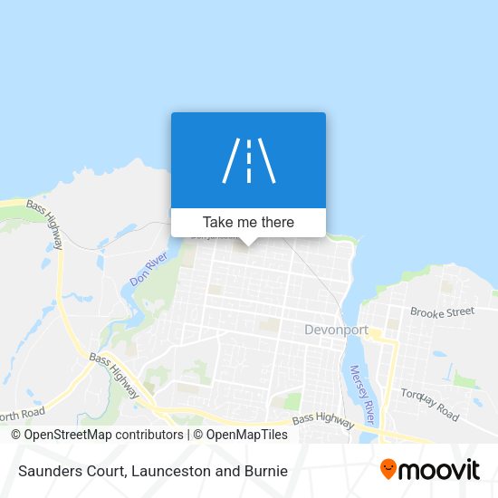 Saunders Court map