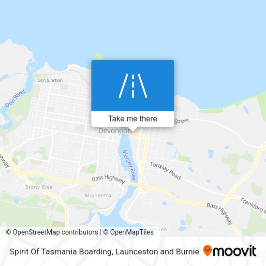 Spirit Of Tasmania Boarding map