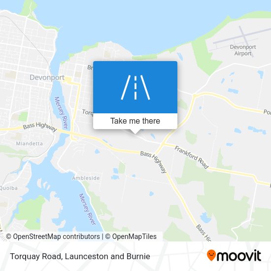 Torquay Road map