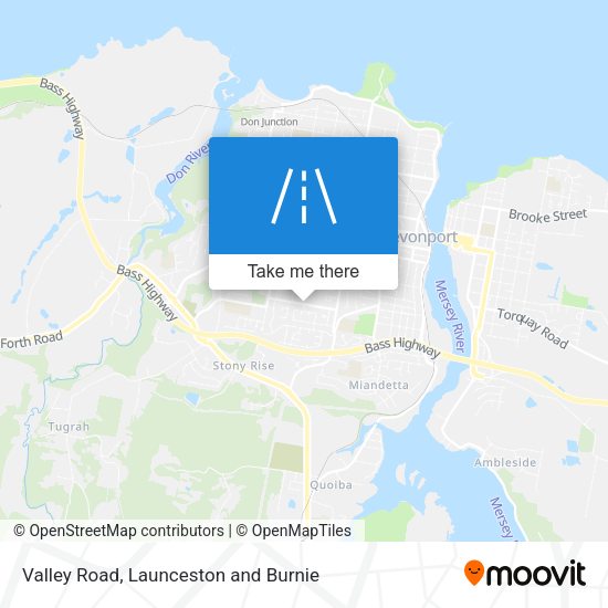 Valley Road map