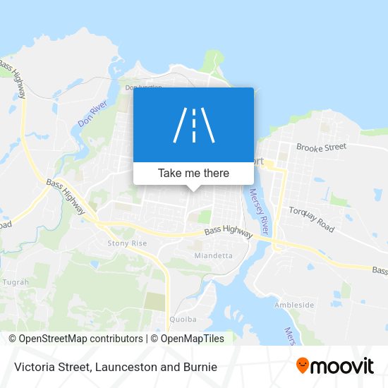 Victoria Street map