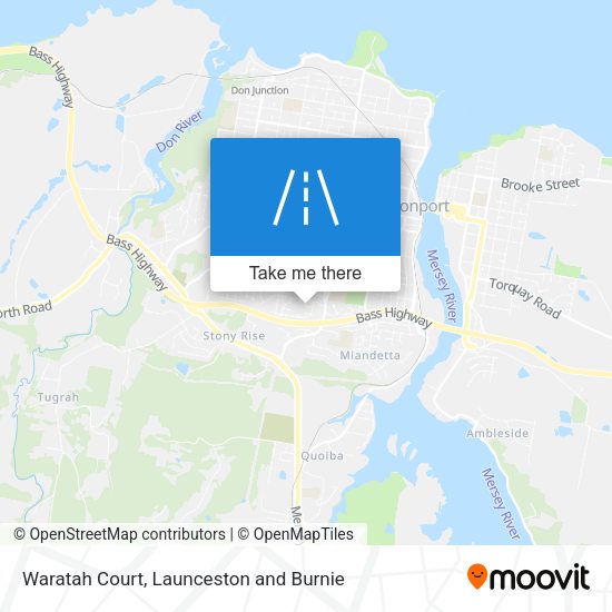 Waratah Court map