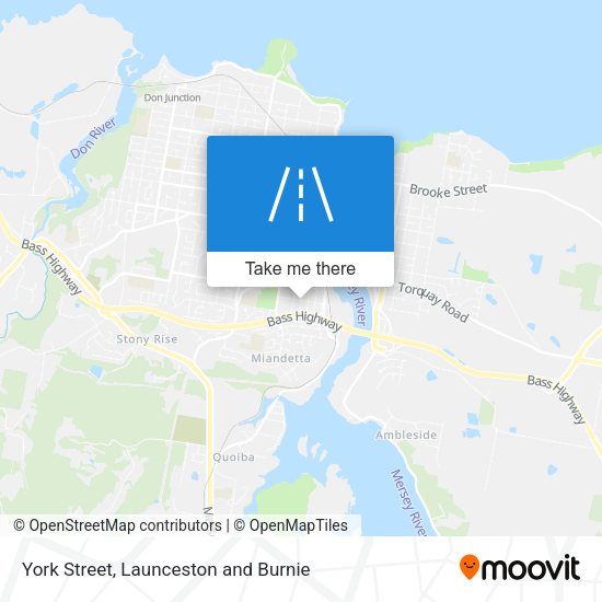 York Street map