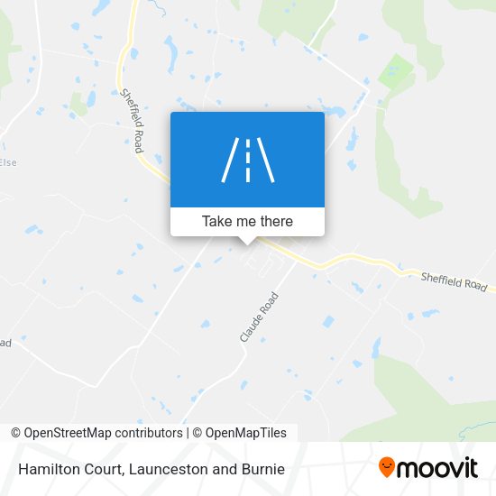 Hamilton Court map