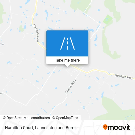 Hamilton Court map
