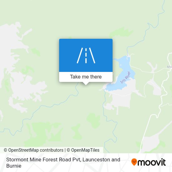 Stormont Mine Forest Road Pvt map