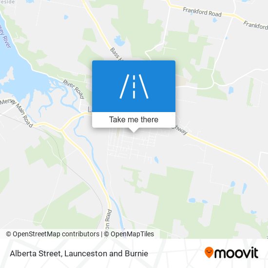 Alberta Street map