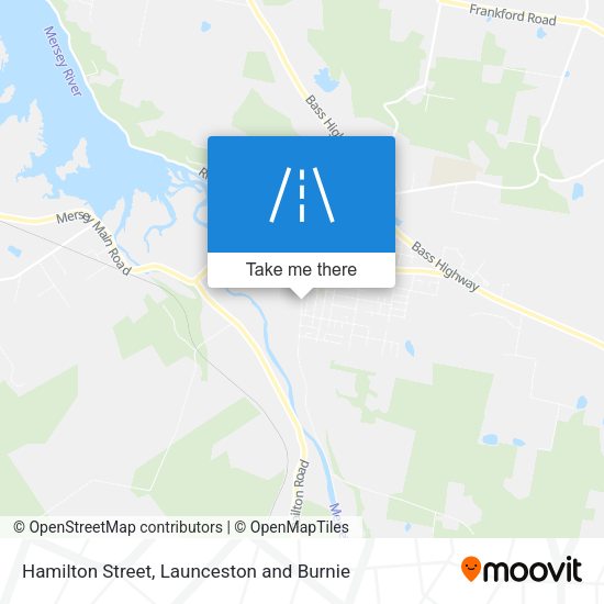 Hamilton Street map