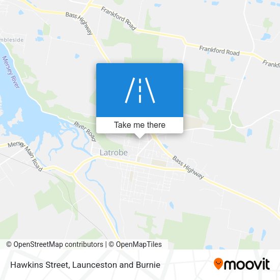Hawkins Street map