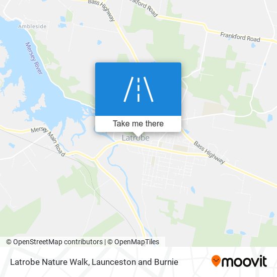 Latrobe Nature Walk map