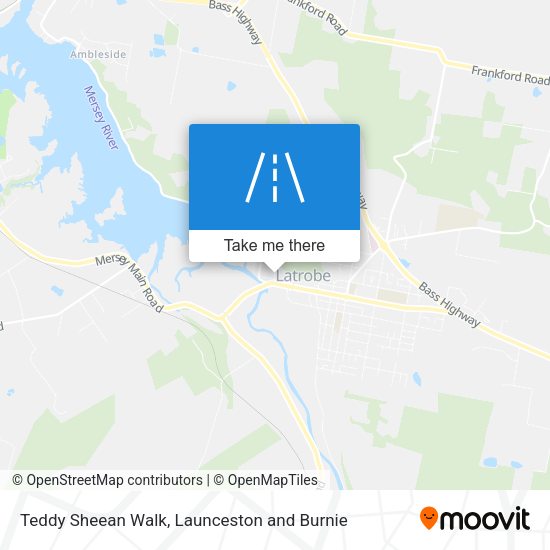 Teddy Sheean Walk map