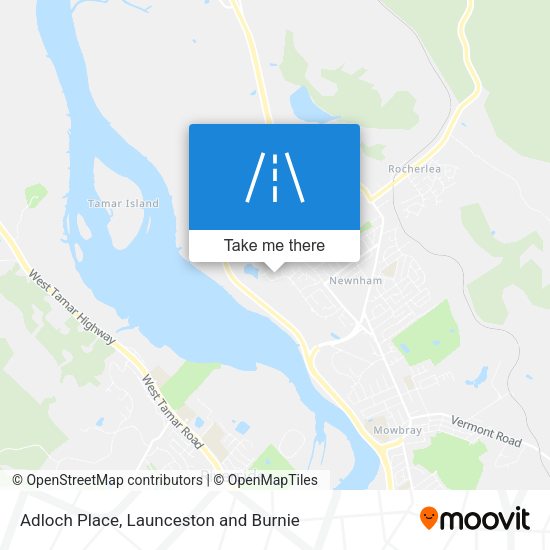 Adloch Place map