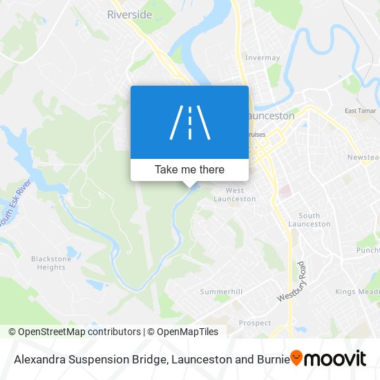Alexandra Suspension Bridge map