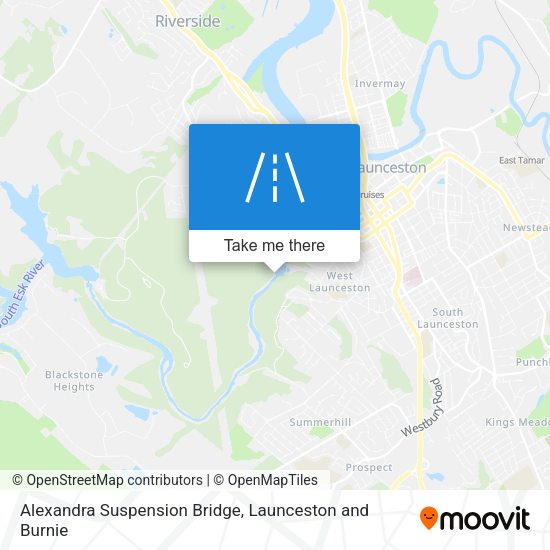 Alexandra Suspension Bridge map