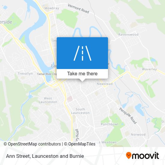Ann Street map