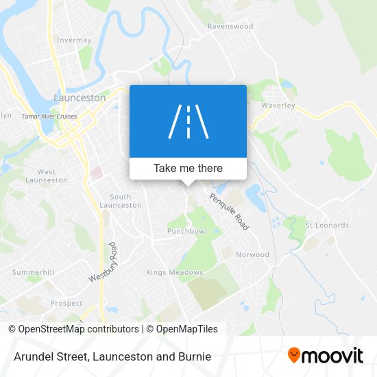 Arundel Street map