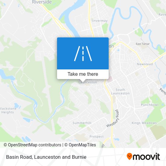 Basin Road map
