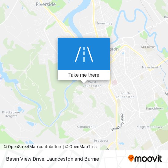 Basin View Drive map