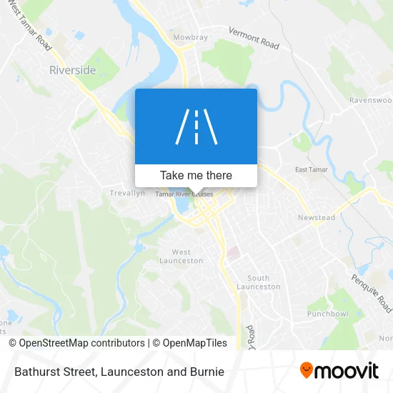 Bathurst Street map