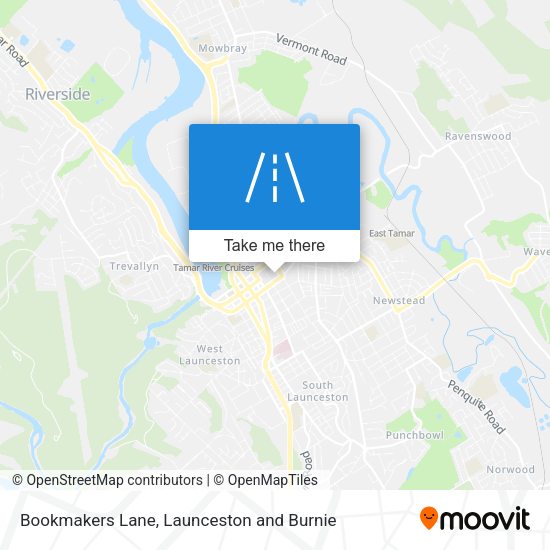 Bookmakers Lane map