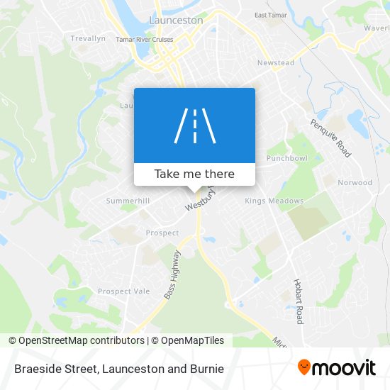 Braeside Street map