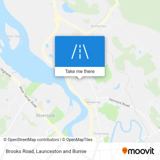 Brooks Road map