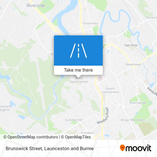 Brunswick Street map