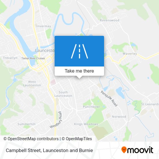 Campbell Street map