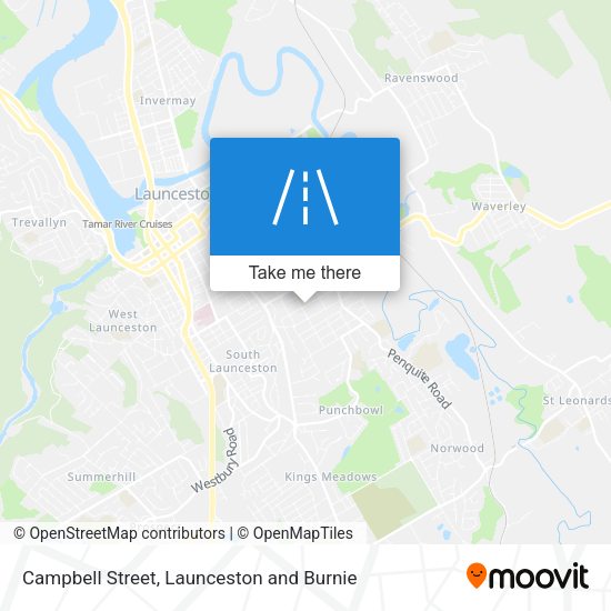 Campbell Street map