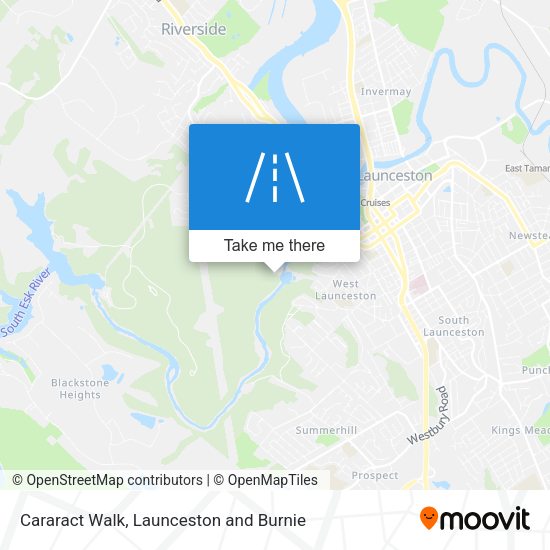 Cararact Walk map