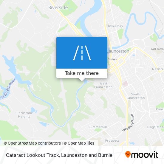 Cataract Lookout Track map