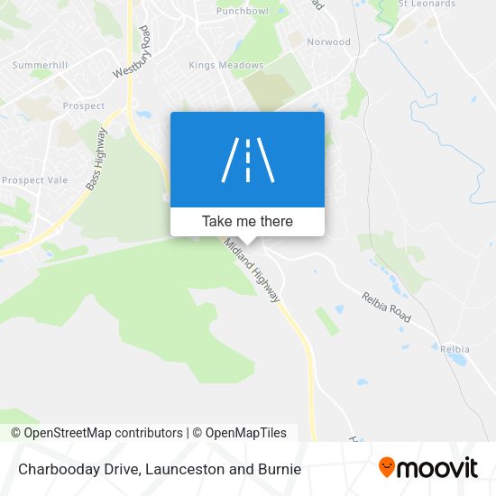 Charbooday Drive map