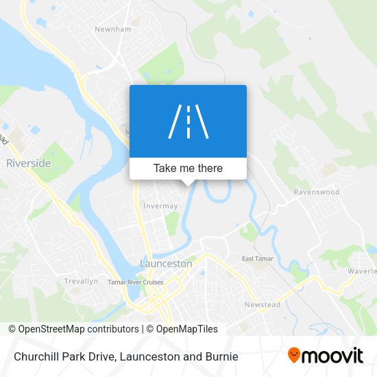 Churchill Park Drive map