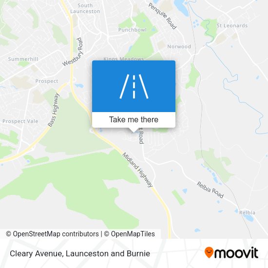 Cleary Avenue map