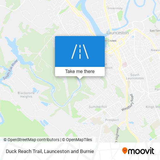 Duck Reach Trail map