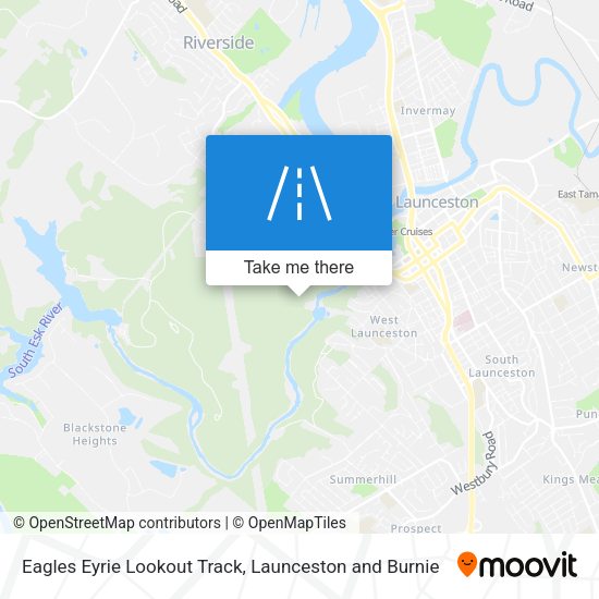 Eagles Eyrie Lookout Track map
