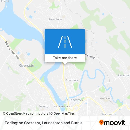 Eddington Crescent map