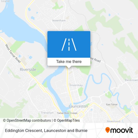 Eddington Crescent map