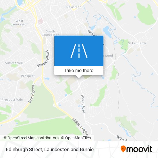 Edinburgh Street map