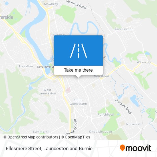 Ellesmere Street map