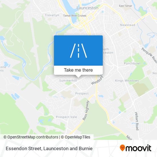 Essendon Street map