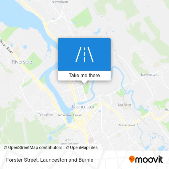 Forster Street map