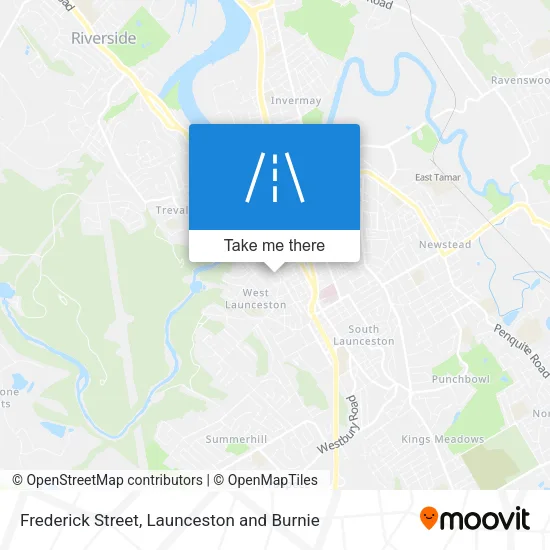 Frederick Street map