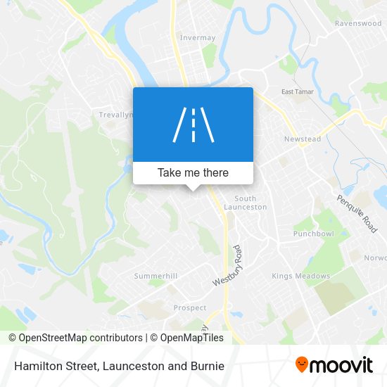 Hamilton Street map