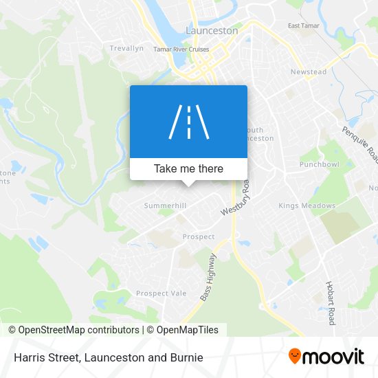 Harris Street map