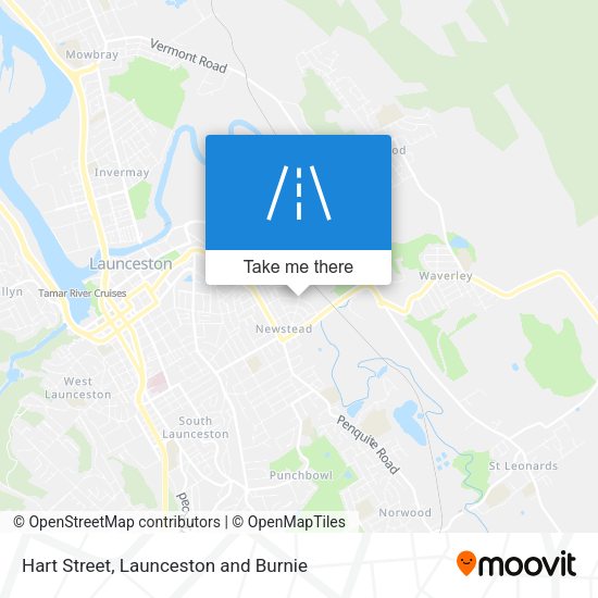 Hart Street map