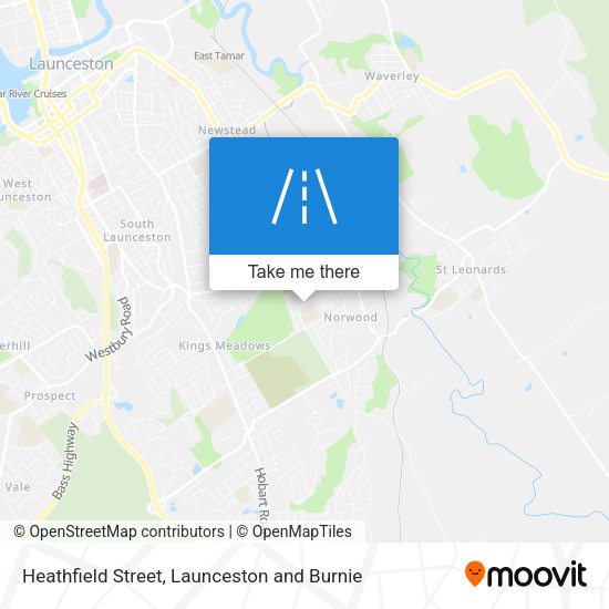 Heathfield Street map